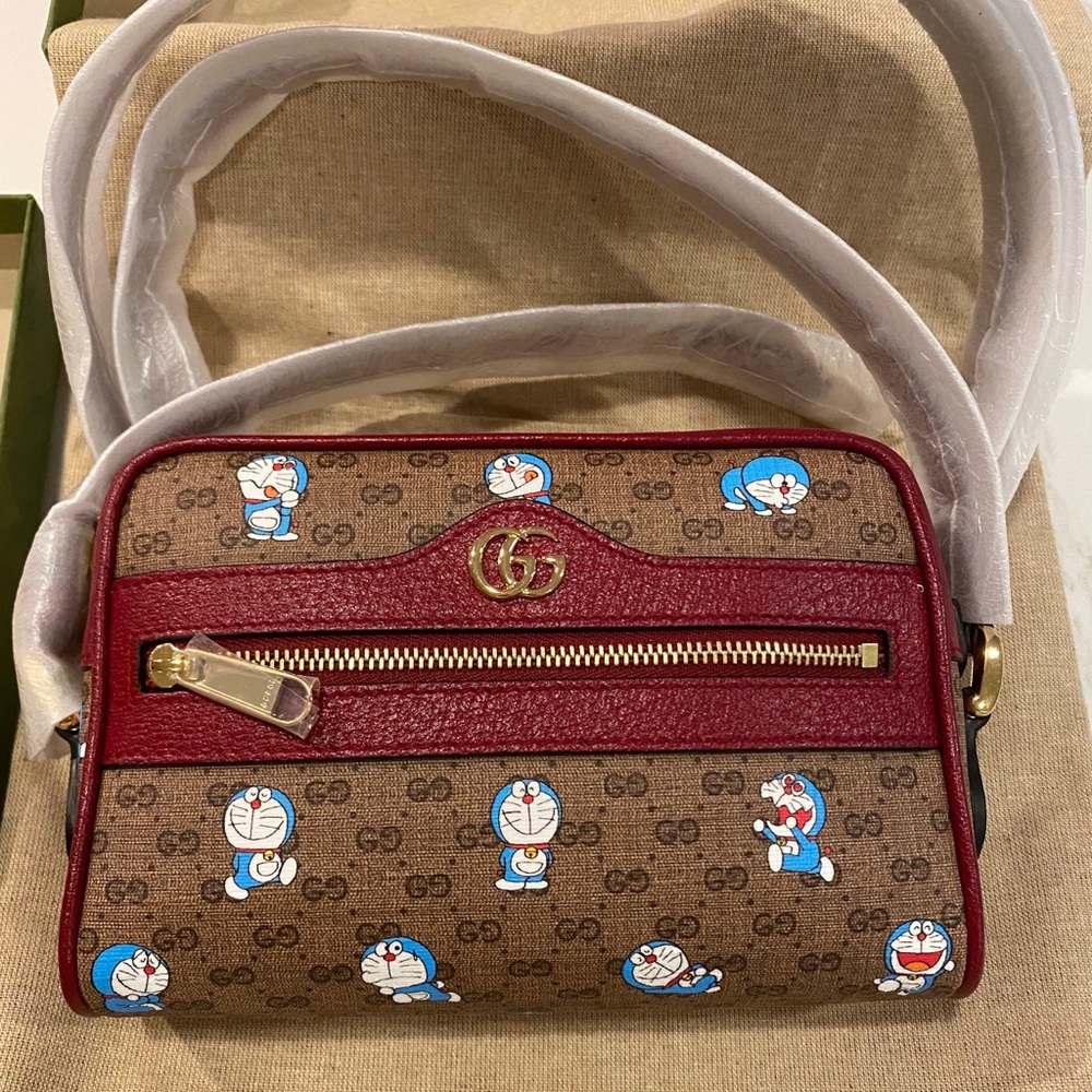 NWT Gucci x Doraemon mini bag